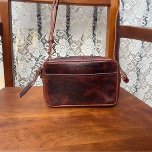 Portland Leather Goods Small Camera Bag Purse - Lava